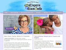 Tablet Screenshot of fromdiaperstodiamonds.com